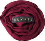 Crimson Vine - Modal Hijab with Inner