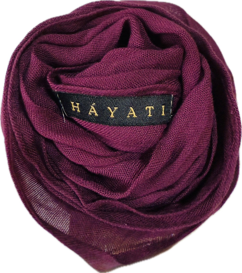 Plum Petal - Modal Hijab with Inner