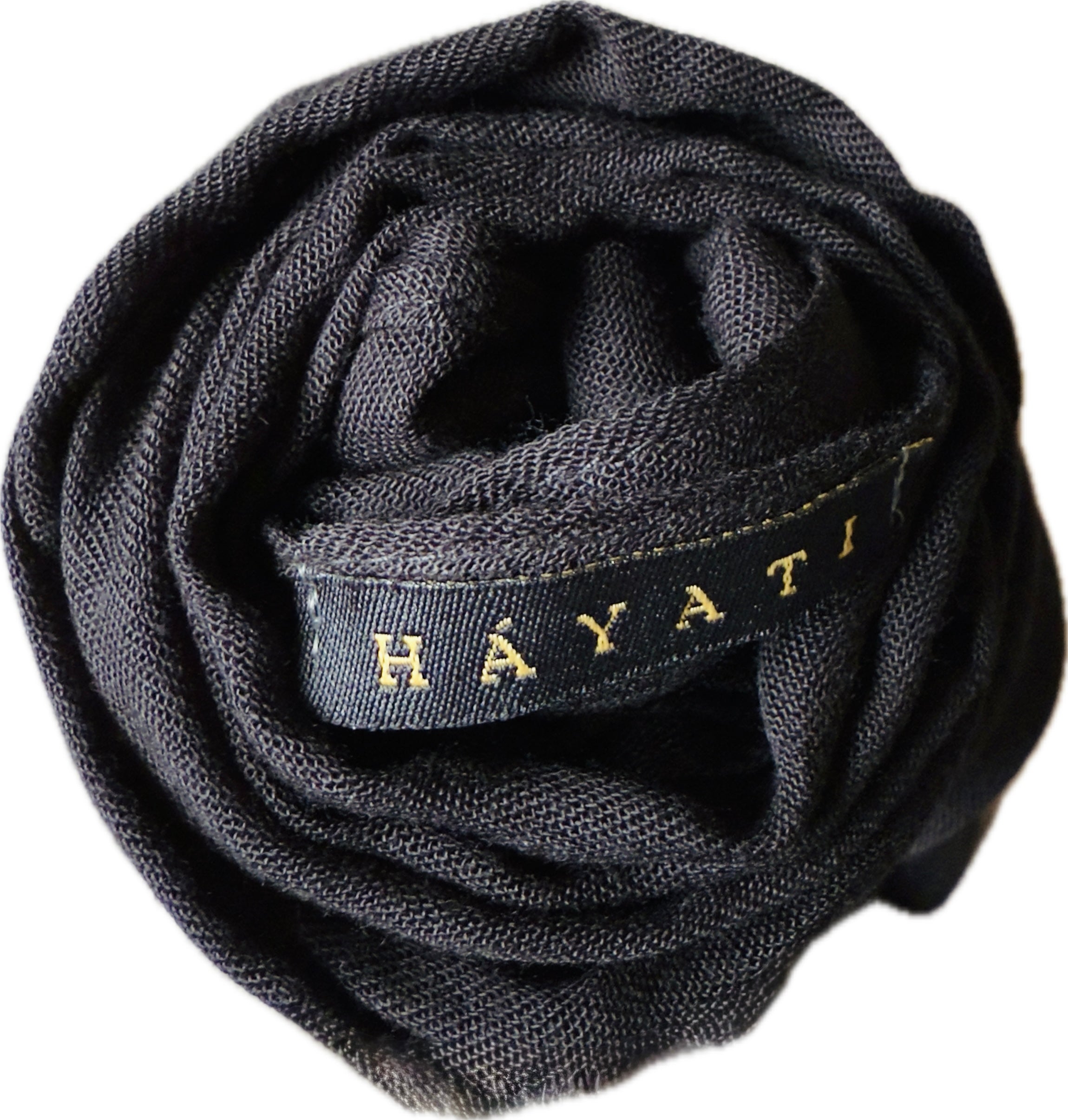 Ash Black - Modal Hijab with Inner