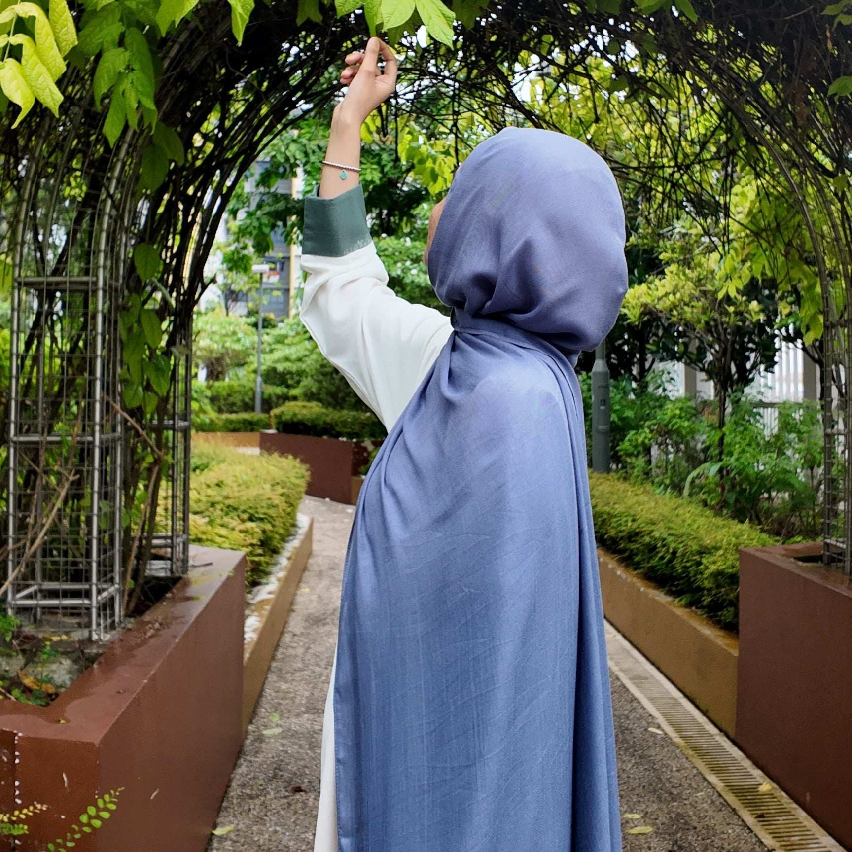 Denim - Modal Hijab with Inner