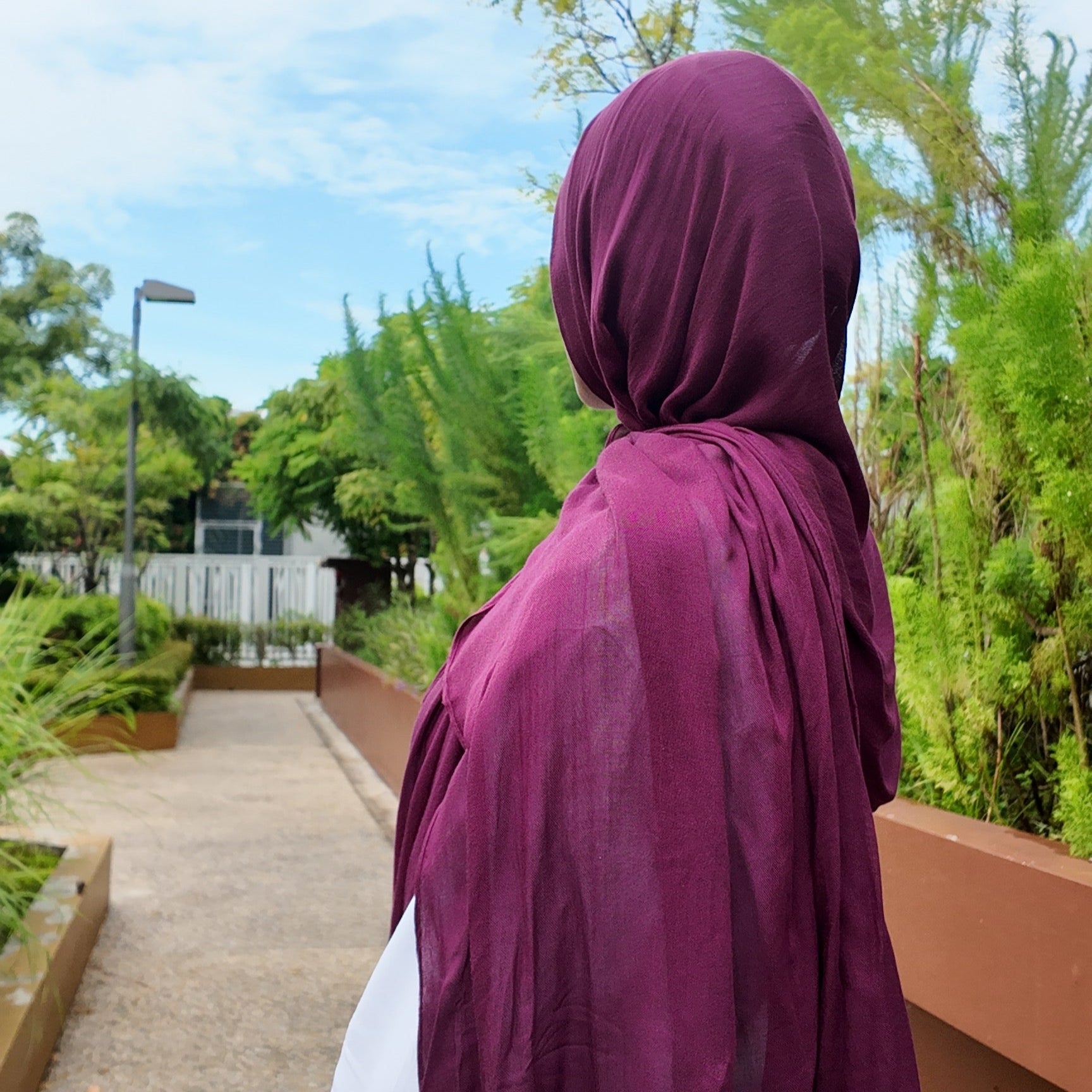 Plum Petal - Modal Hijab with Inner